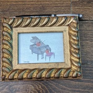 Warner. Miniature watercolors painting